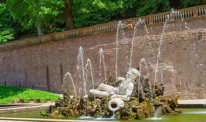 Fonte Neptuno Castelo de Heidelberg