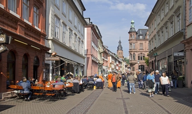 Um em cada cinco residentes de Heidelberg é estudante