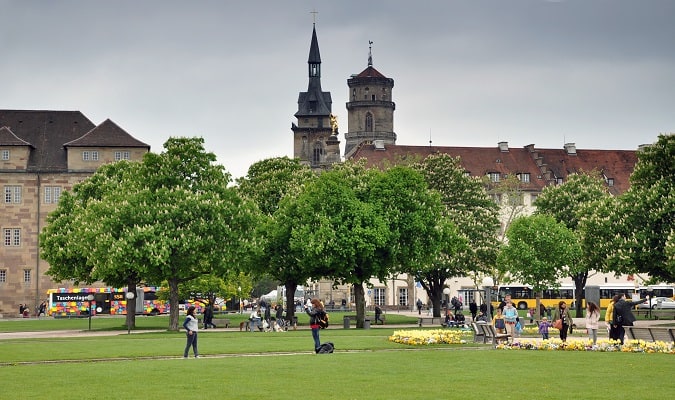 Área verde em Stuttgart