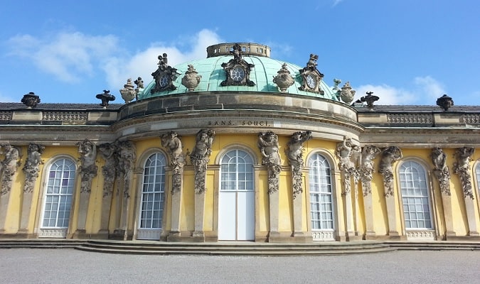 Palácio Sanssouci em Potsdam Foto