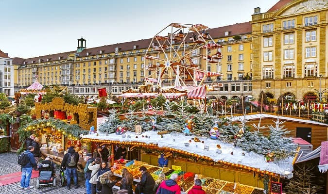 Mercado de Natal na Europa