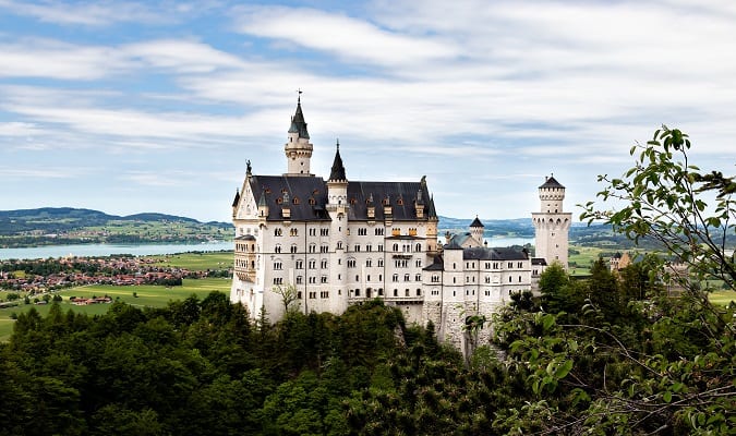 Estimativas colocam o número total de Castelos na Alemanha em algo em torno de 25.000